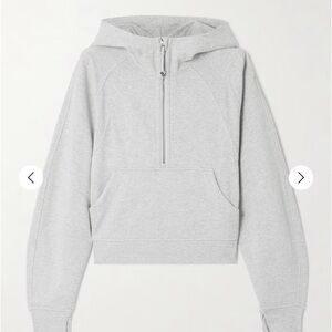 LULULEMON Scuba oversized cotton-blend jersey hoodie s/ XS
